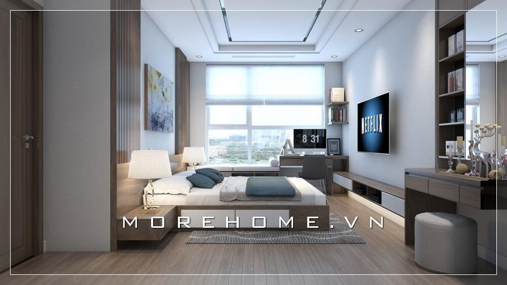 Thiết kế phòng ngủ chung cư hiện đại